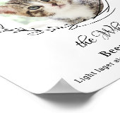 Kattenbruiloft Signature Drankjes Dierenfoto Bar Poster (Hoek)