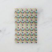 Kattencadeau | Cute Kawaii kattenpatroon Bedankkaart (Binnen)