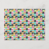 kattencadeau | Leuk Kawaii kat patroon Briefkaart (Achterkant)