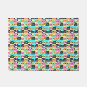 kattencadeau Leuk Kawaii kat patroon Deurmat