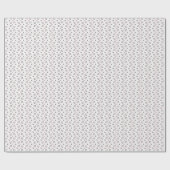 kattencadeau | Leuke kat patroon naadloze achtergr Cadeaupapier (Vlak)