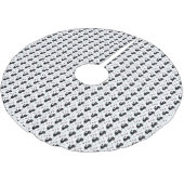 kattencadeau | Leuke kat patroon naadloze achtergr Kerstboom Rok (Gekanteld)