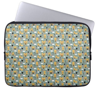 kattencadeau Schattig kattenpatroon kinderachtig Laptop Sleeve