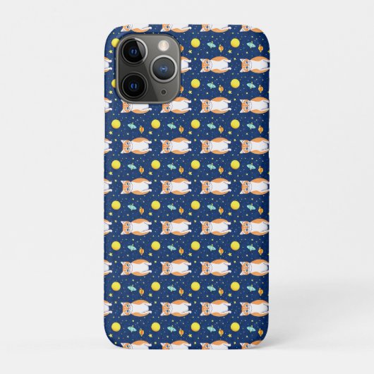 kattencadeau | Space Cat Patroon Grafisch Case-Mate iPhone Case (Achterkant)