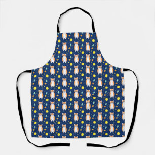 kattencadeau Space Cat Patroon Grafisch Schort