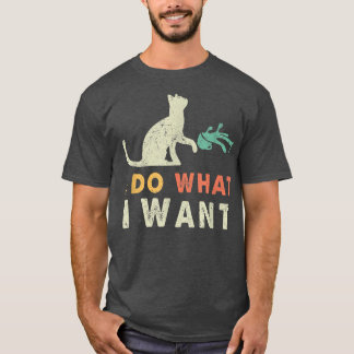 Kattencadeaus voor kattenliefhebbers 2022 Funny ca T-shirt