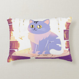 Kattencafé in de bibliotheek accent kussen