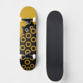 kattencartoon gezicht persoonlijk skateboard (Voorkant)