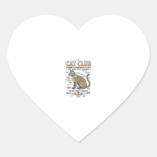 Kattenclub Kat Anatomie Wetenschappelijk Diagram V Hart Sticker