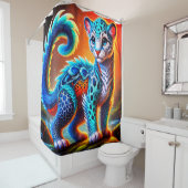 kattencreatuur douchegordijn (In situ)