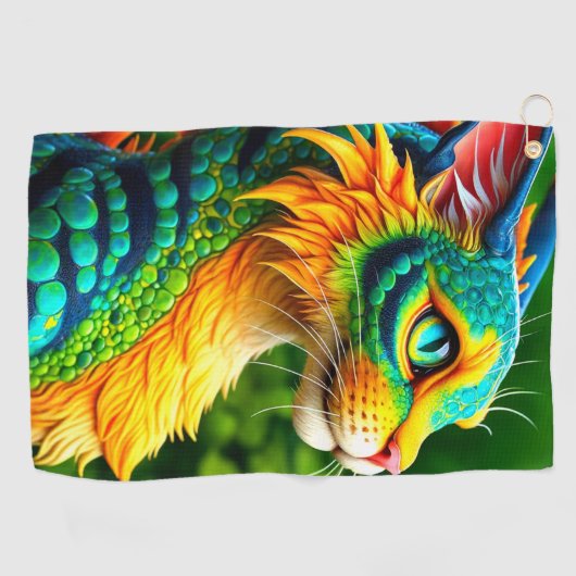 kattencreatuur golfhanddoek (Horizontaal)