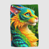 kattencreatuur golfhanddoek (Voorkant)
