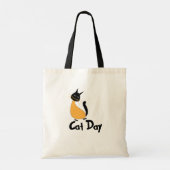 Kattendag Kat Kitten Tote Bag (Achterkant)