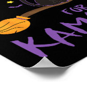 Kattendames voor Kamala Funny Cat 2024 President K Poster (Hoek)