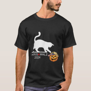 Kattendames voor Kamala Harris Funny Trump Hair 20 T-shirt