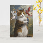 Kattendebat Kaart (Gele Bloem)