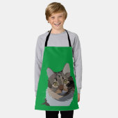 Kattendier Kattenliefhebber Kinder Schort (Gedragen)