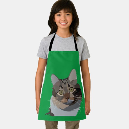 Kattendier Kattenliefhebber Kinder Schort (Insitu)