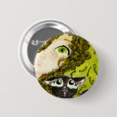 Kattendochter 2 ronde button 5,7 cm (Voorkant /achterkant)