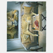 KATTENDUTJE FLEECE DEKEN (Voorkant)