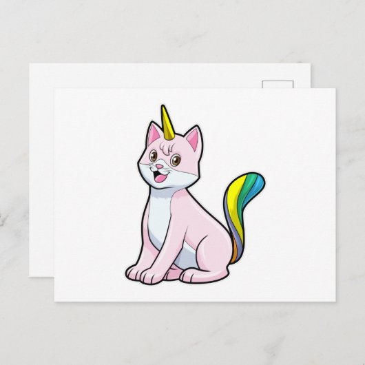 Katteneenhoorn Briefkaart (Voorkant / Achterkant)