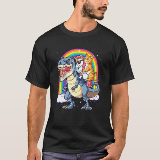 Katteneenhoorn Dinosaurrex T-shirt (Voorkant)