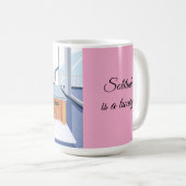 Katteneenzaamheid is een luxe koffiemok (Voorkant rechts)