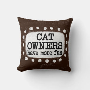 Katteneigenaren hebben meer plezier in Sierkussen