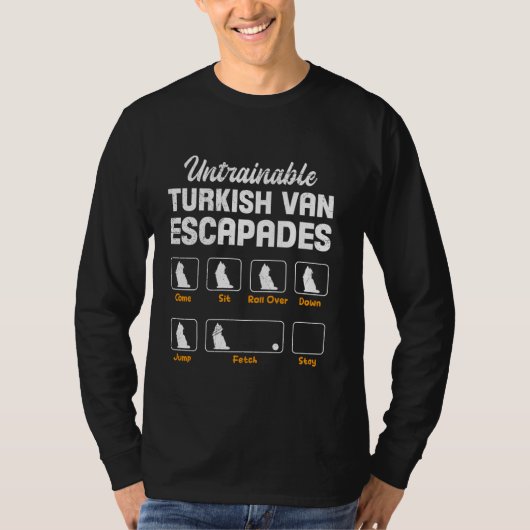 Katteneigenaren ONTRAINBAAR TURKSE VAN ESCAPADES G T-shirt (Voorkant)