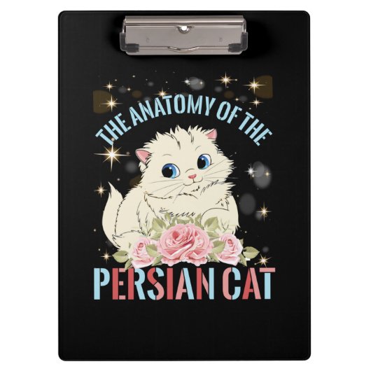 kattenesthesie, de anatomie van het Perzische katj Klembord (Voorkant)