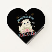 kattenesthesie, de anatomie van het Perzische katj Notitieboek (Achterkant)
