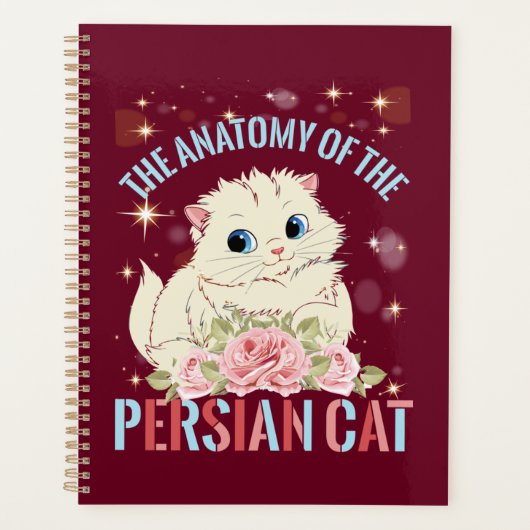 kattenesthesie, de anatomie van het Perzische katj Planner (Voorkant)