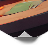 Kattenetende spaghetti poster (Hoek)