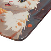 Kattenetende spaghetti snijplank (Hoek)