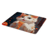 Kattenetende spaghetti snijplank (Hoek)