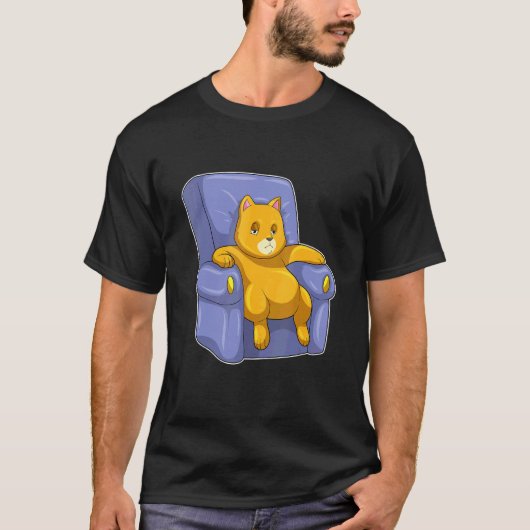 Kattenfauteuil T-shirt (Voorkant)