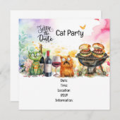 Kattenfeest: Kat-tastisch Eigenzinnig Kaart (Voorkant / Achterkant)