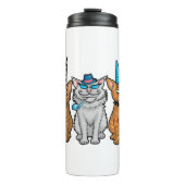Kattenfeest Thermosbeker (Voorkant)