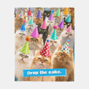 Kattenfeestje Fleece Deken