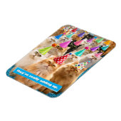 Kattenfeestje Magneet (Linkerzijde)