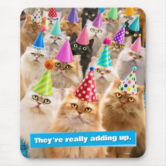 Kattenfeestje Muismat (Voorkant)