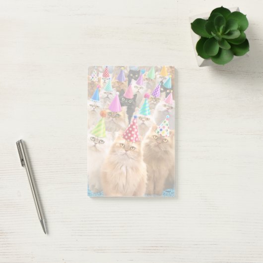 Kattenfeestje Post-it® Notes (Kantoor)