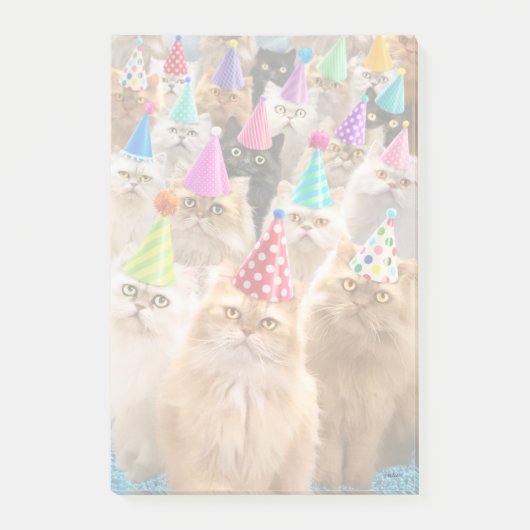 Kattenfeestje Post-it® Notes (Voorkant)