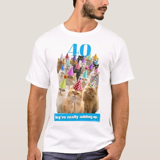 Kattenfeestje T-shirt (Voorkant)
