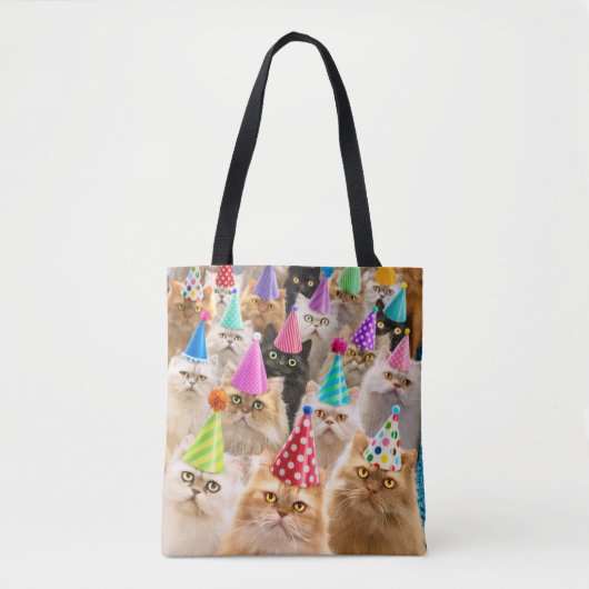 Kattenfeestje Tote Bag (Voorkant)