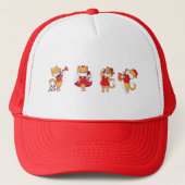 Kattenfeestje Trucker Pet (Voorkant)