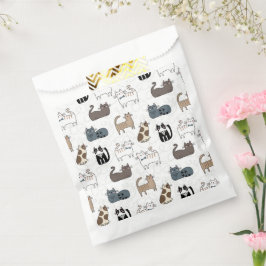 Kattenfeestzakken, Kitten Katten Bedankzakje