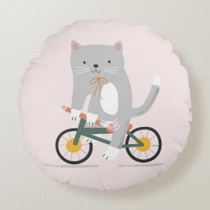 Kattenfietsende kussen