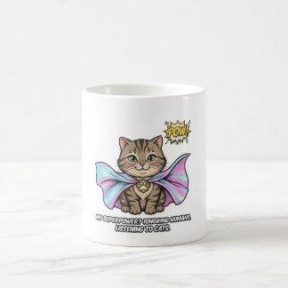 Kattenfluisteraar Grappige Mok – Tabby Superhelden