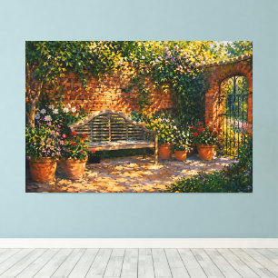 Kattenfluisterparadijs – Portret van Eenzaamheid Canvas Afdruk